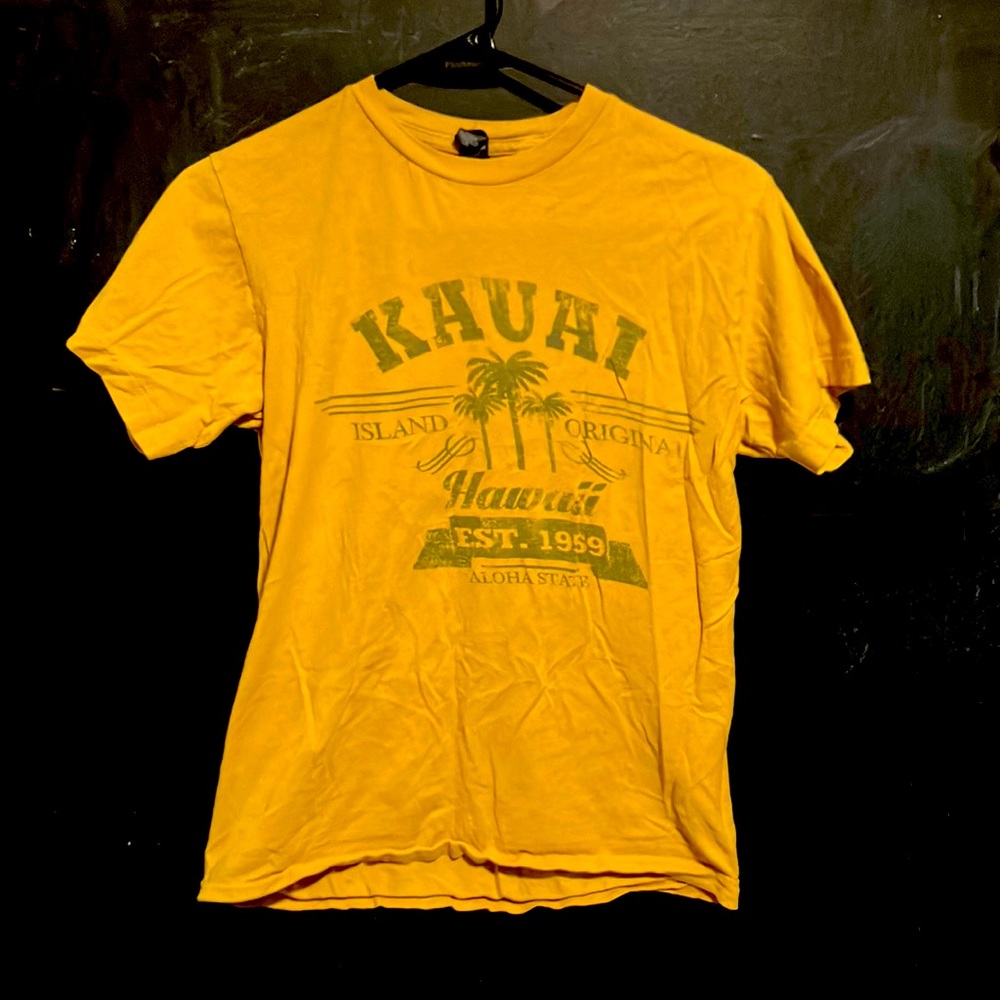 Gold yellow T-shirt